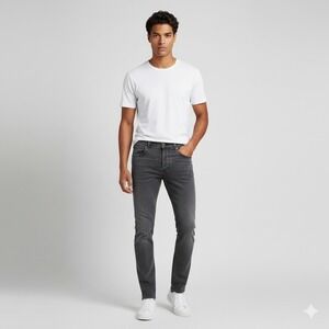 Rag Bone Standard Issue Mens black washable Button Fly Slim Fit Jeans Size 31